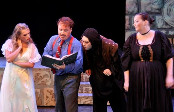 Reading grandfatherÃ¢â‚¬â„¢s How I Did It. At right, Rebeccas Smootz as Fra Photo