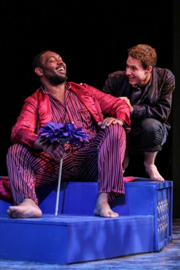 Mark Peterson as Oberon, Xander Mobus as Puck Photo