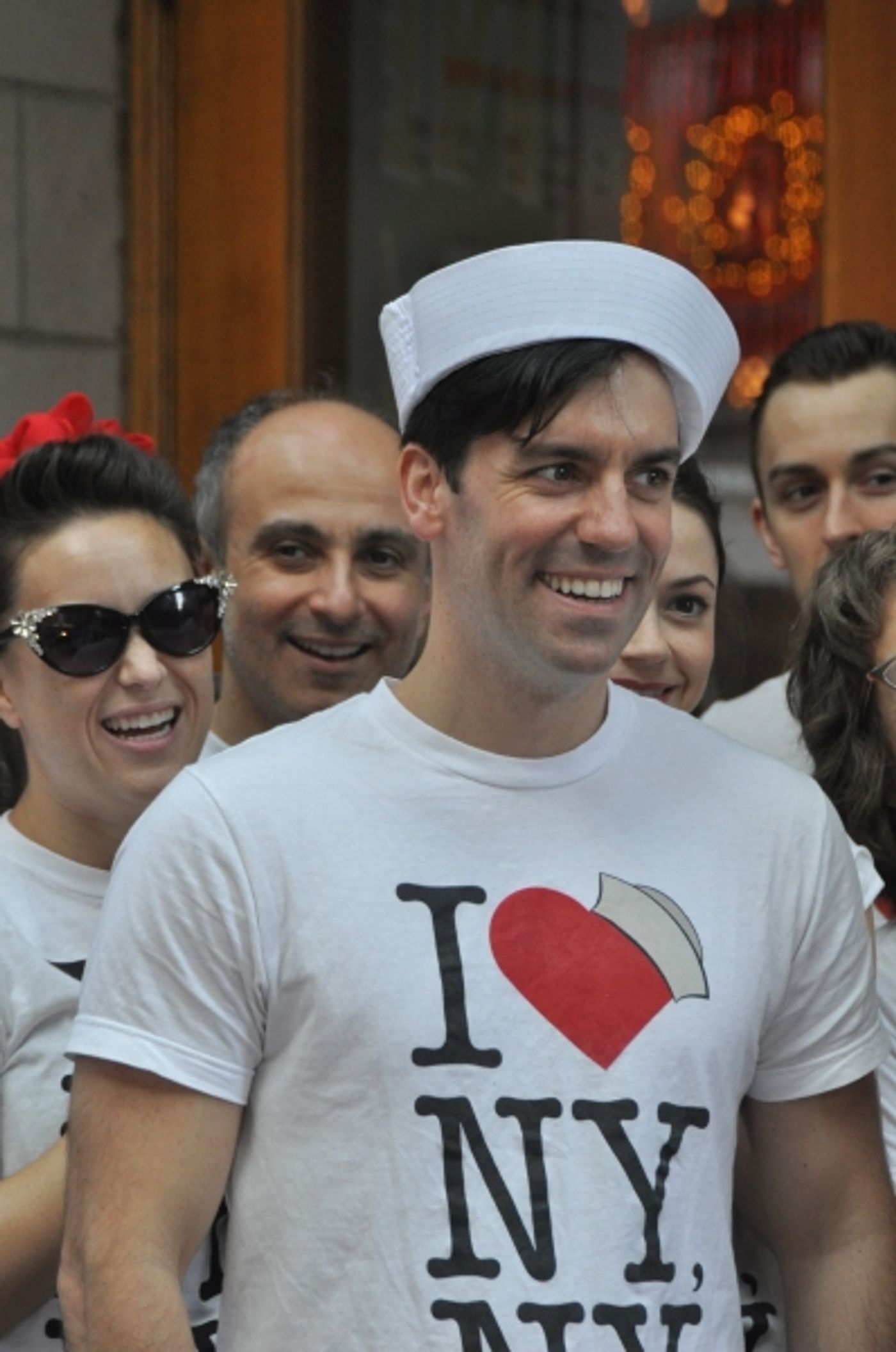 Photo Coverage: ON THE TOWN Company Cuts the Ribbon at the New Lyric Theatre!  Image