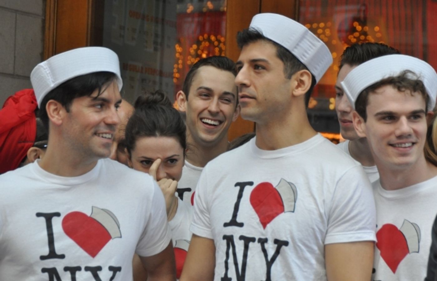 Photo Coverage: ON THE TOWN Company Cuts the Ribbon at the New Lyric Theatre!  Image