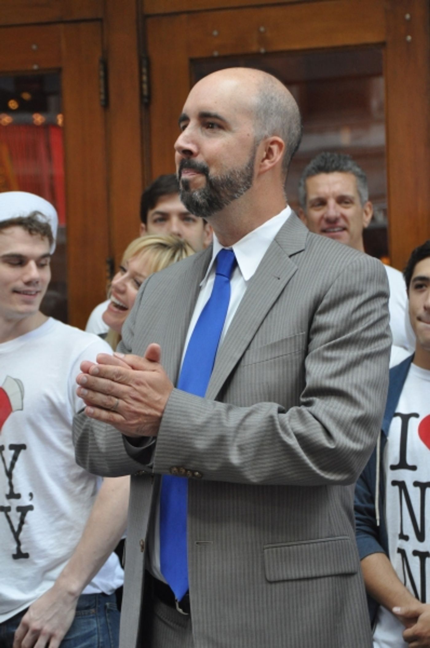 Photo Coverage: ON THE TOWN Company Cuts the Ribbon at the New Lyric Theatre!  Image