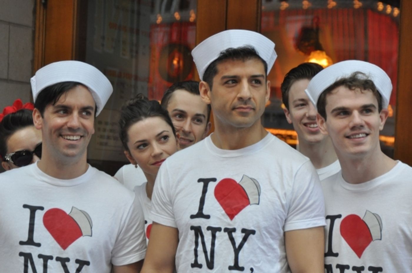 Photo Coverage: ON THE TOWN Company Cuts the Ribbon at the New Lyric Theatre!  Image