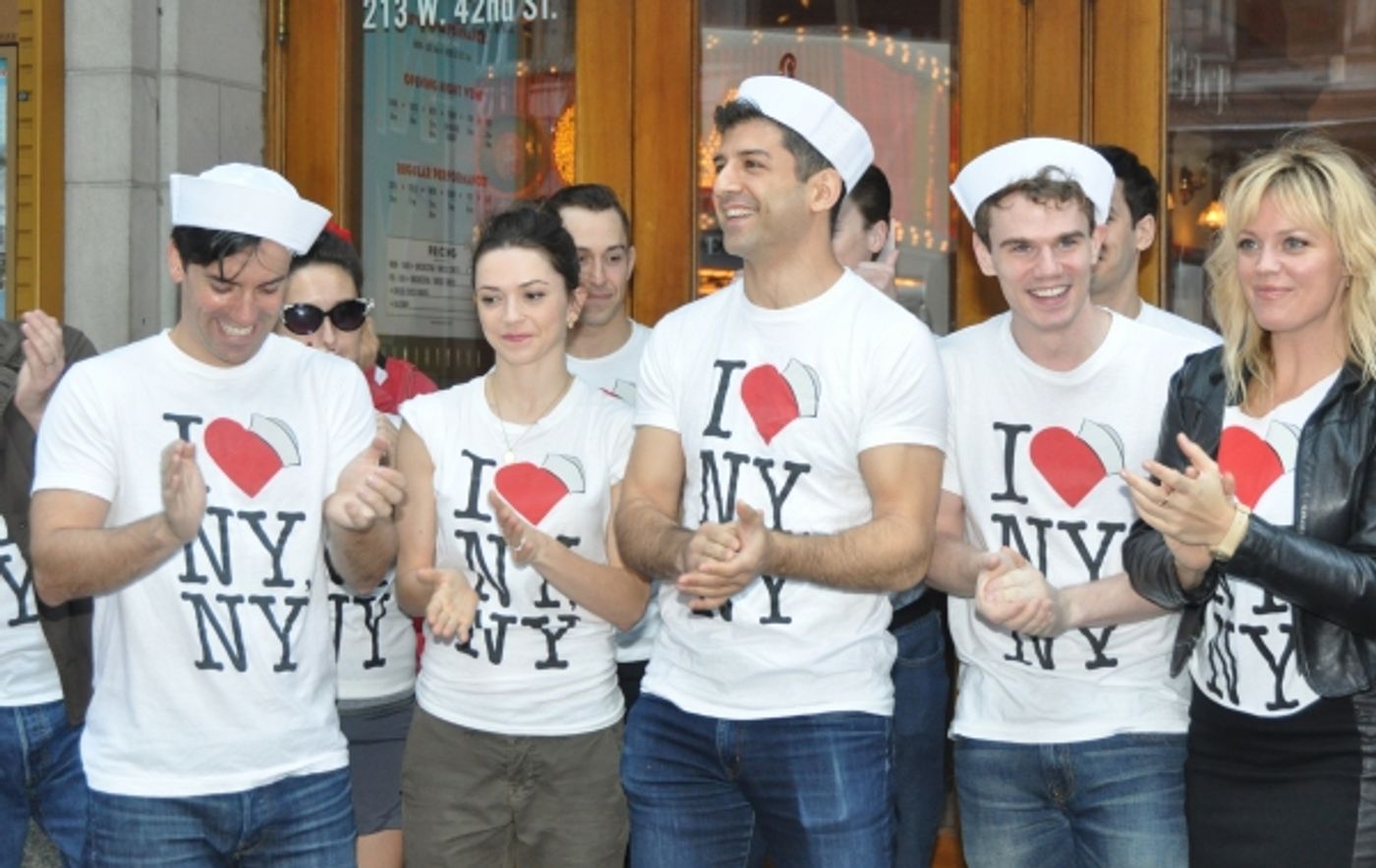 Photo Coverage: ON THE TOWN Company Cuts the Ribbon at the New Lyric Theatre!  Image
