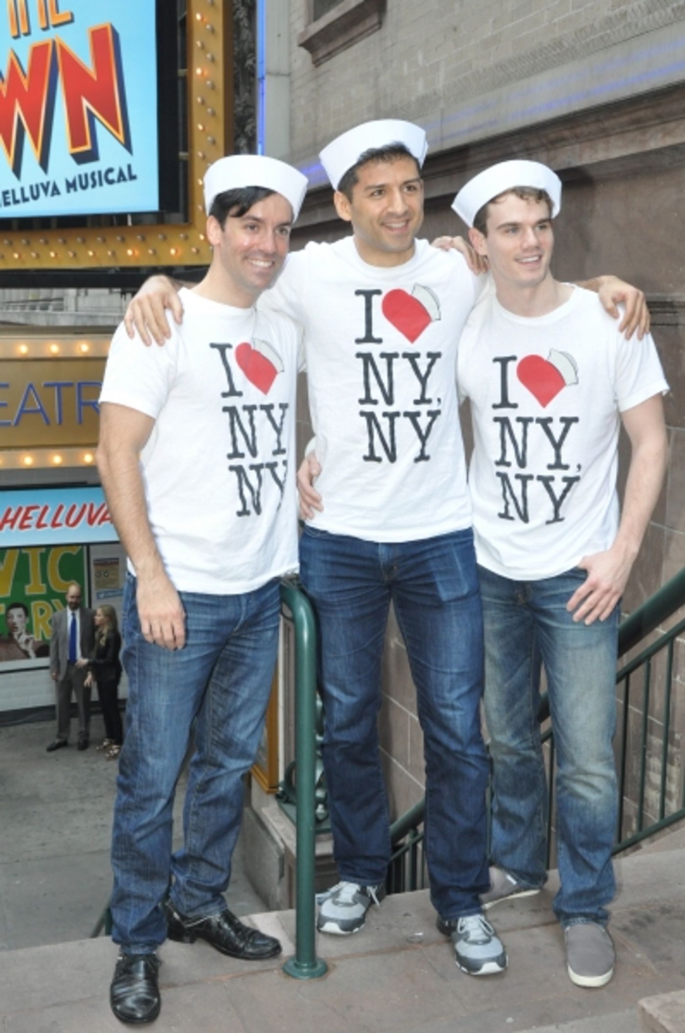 Photo Coverage: ON THE TOWN Company Cuts the Ribbon at the New Lyric Theatre!  Image