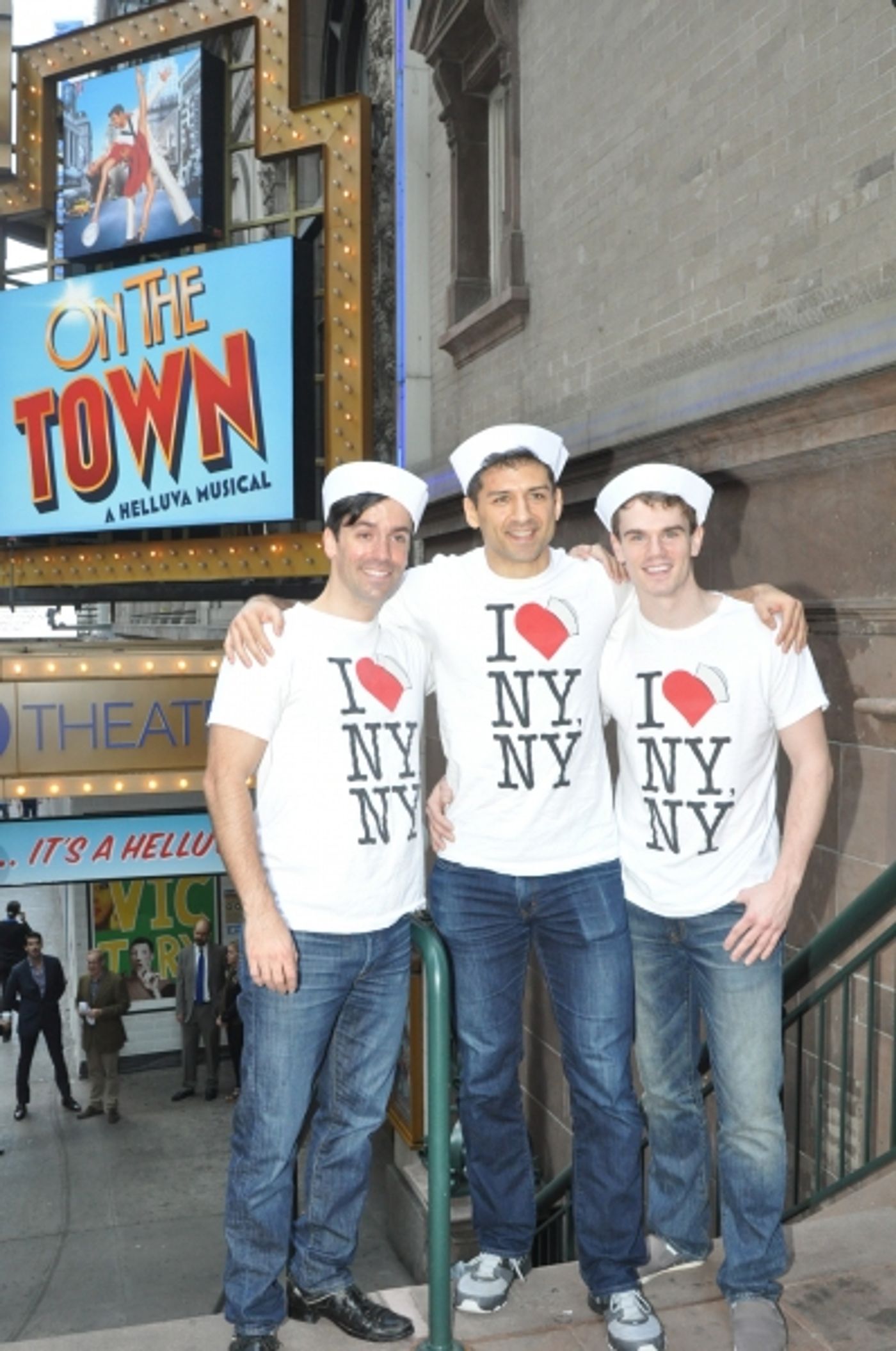Photo Coverage: ON THE TOWN Company Cuts the Ribbon at the New Lyric Theatre!  Image