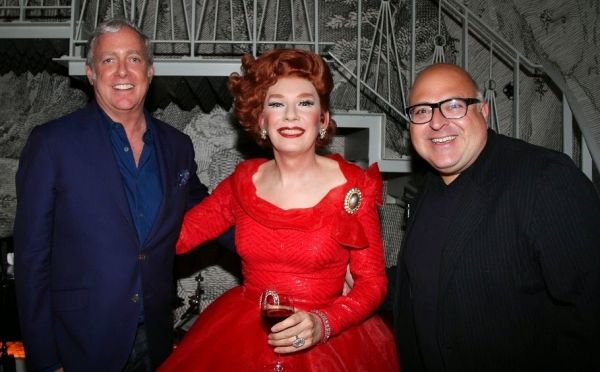 Scott Wittman, Lypsonka, and author/Sirius XM Radio Host Frank DeCaro Photo