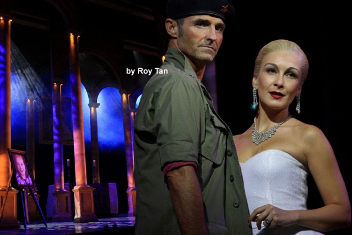 Marti Pellow as Che and Madalena Alberto at 