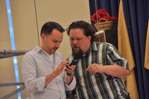 Mark Price and Justin Robertson @ BroadwayWorld Mark Price and Justin Robertson Photo