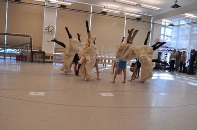 Megan Sikora and the Can-Can Dancers Photo