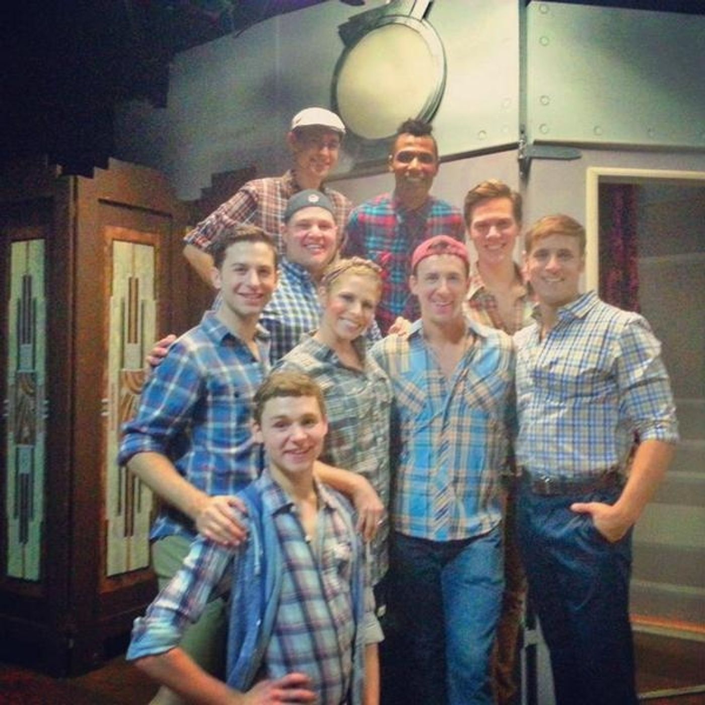 Photo Flash: Saturday Intermission Pics, September 20 - HOLIDAY INN Wishes ON THE TOWN a Happy First Preview, and More  Image