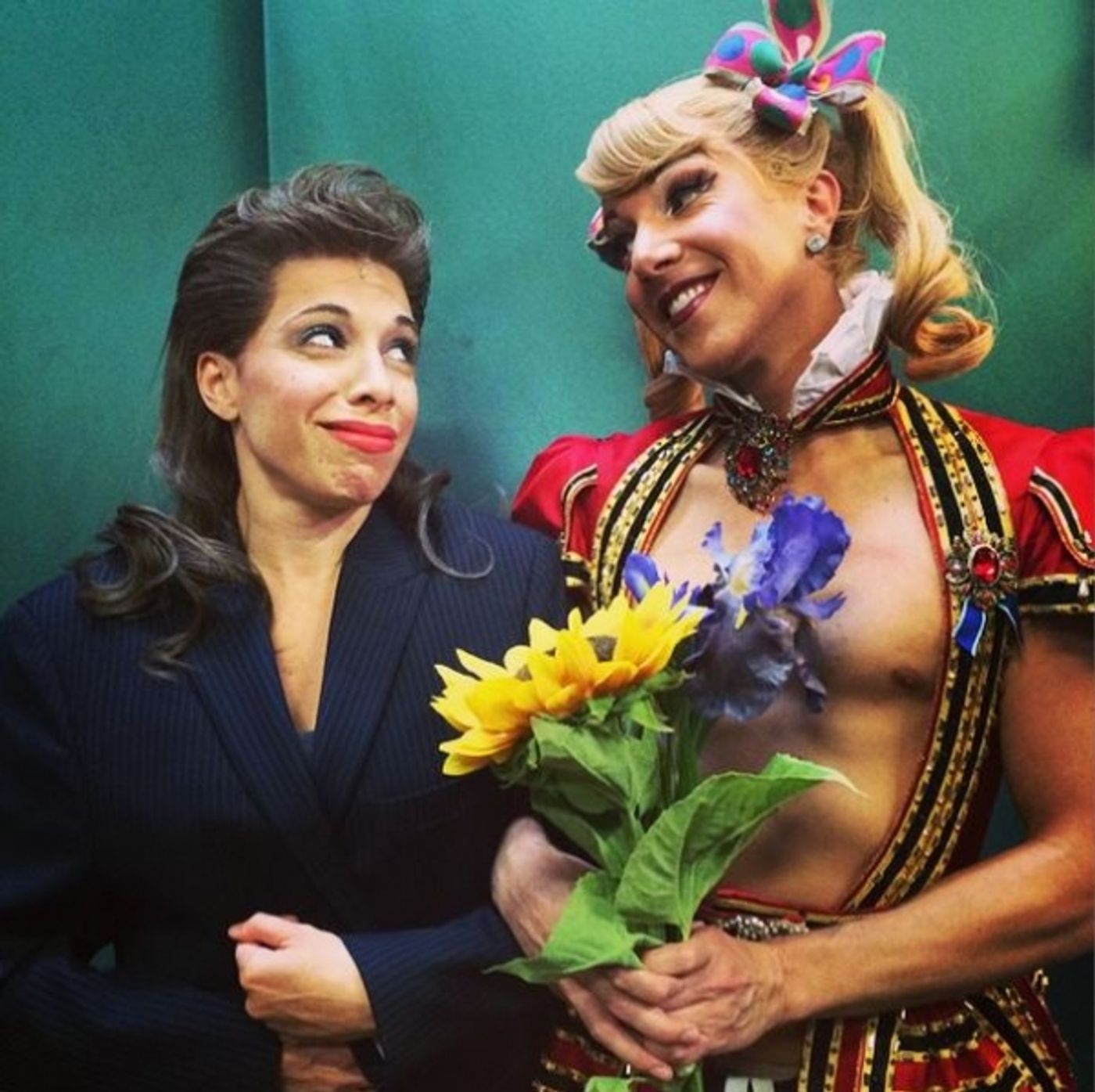 Photo Flash: Saturday Intermission Pics, September 20 - HOLIDAY INN Wishes ON THE TOWN a Happy First Preview, and More  Image