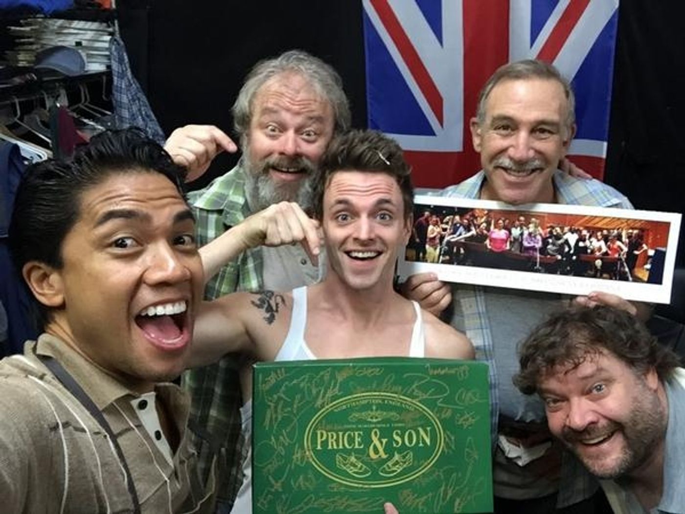 Photo Flash: Saturday Intermission Pics, September 20 - HOLIDAY INN Wishes ON THE TOWN a Happy First Preview, and More  Image