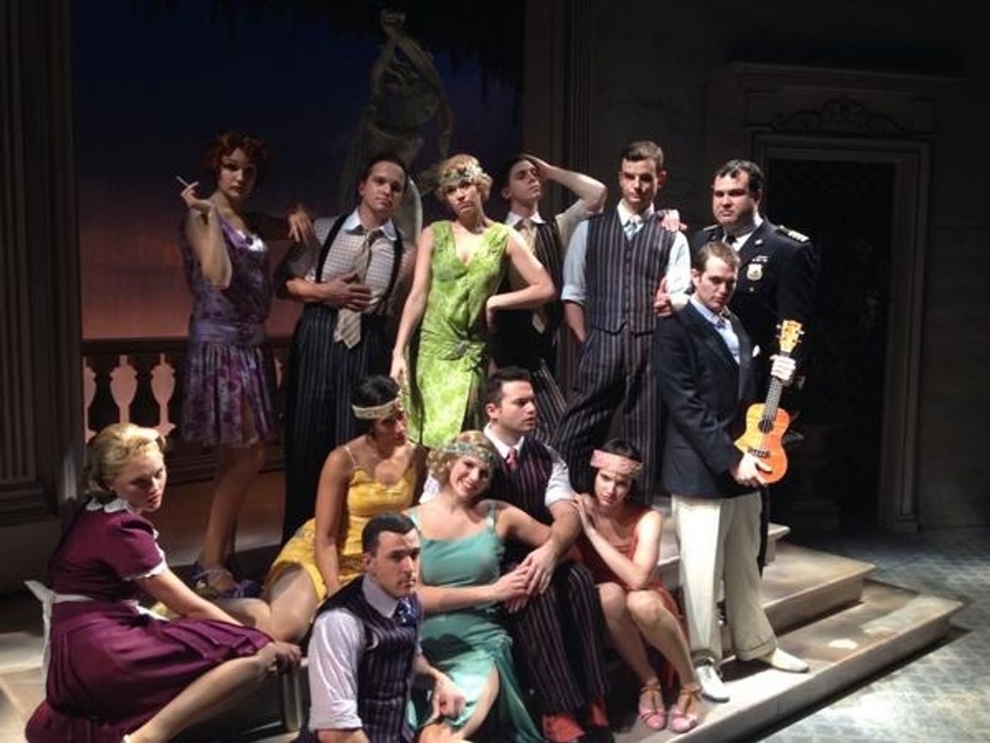 Photo Flash: Saturday Intermission Pics, September 20 - HOLIDAY INN Wishes ON THE TOWN a Happy First Preview, and More  Image