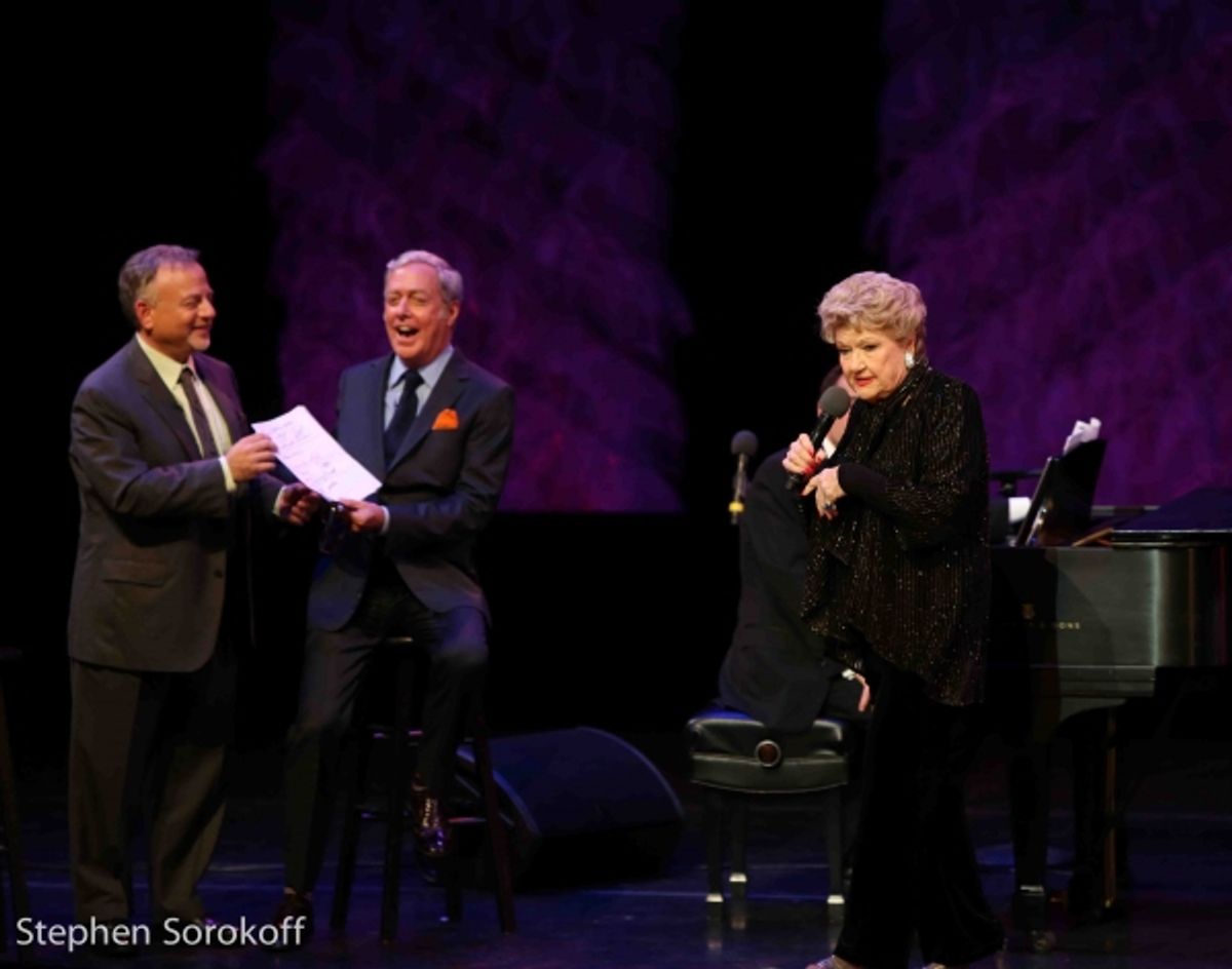 Marc Shaiman, Scott Wittman, Marilyn Maye at 