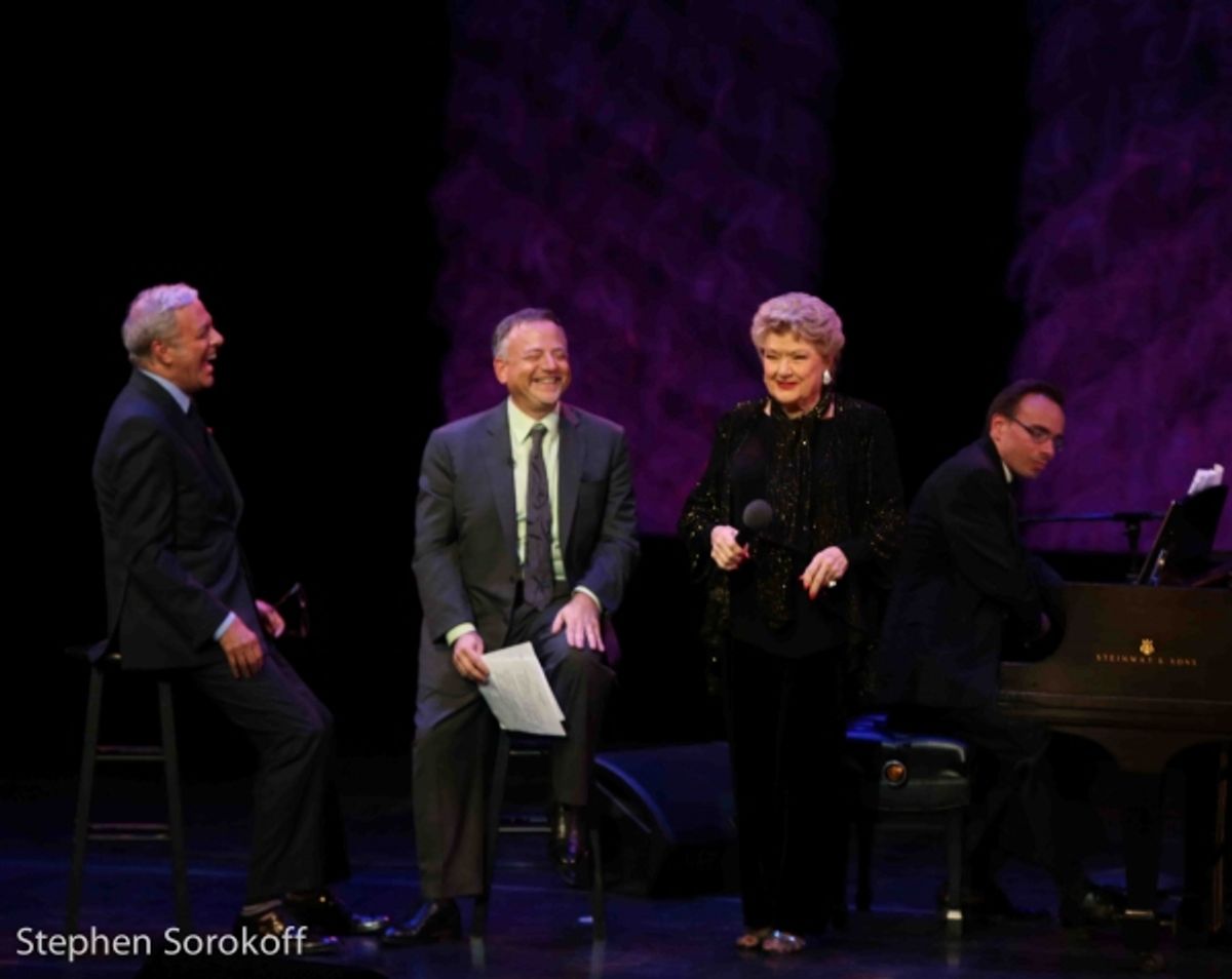 Scott Wittman, Marc Shaiman, Marilyn Maye, Tedd Firth at 