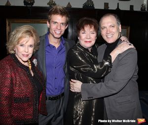 Eileen Fulton, Hunter Ryan Herdlicka, Polly Bergen & Charles Busch.attending the Joan Photo