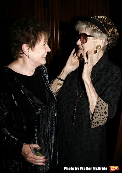 Polly Bergen & Elaine Stritch.attending the Primary Stages 23rd Anniversary Gala.hono Photo