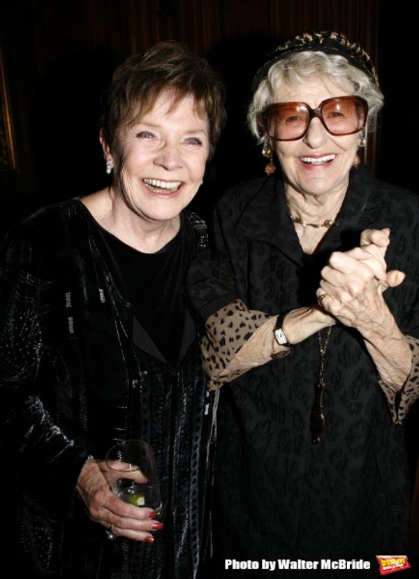 Polly Bergen & Elaine Stritch.attending the Primary Stages 23rd Anniversary Gala.hono Photo