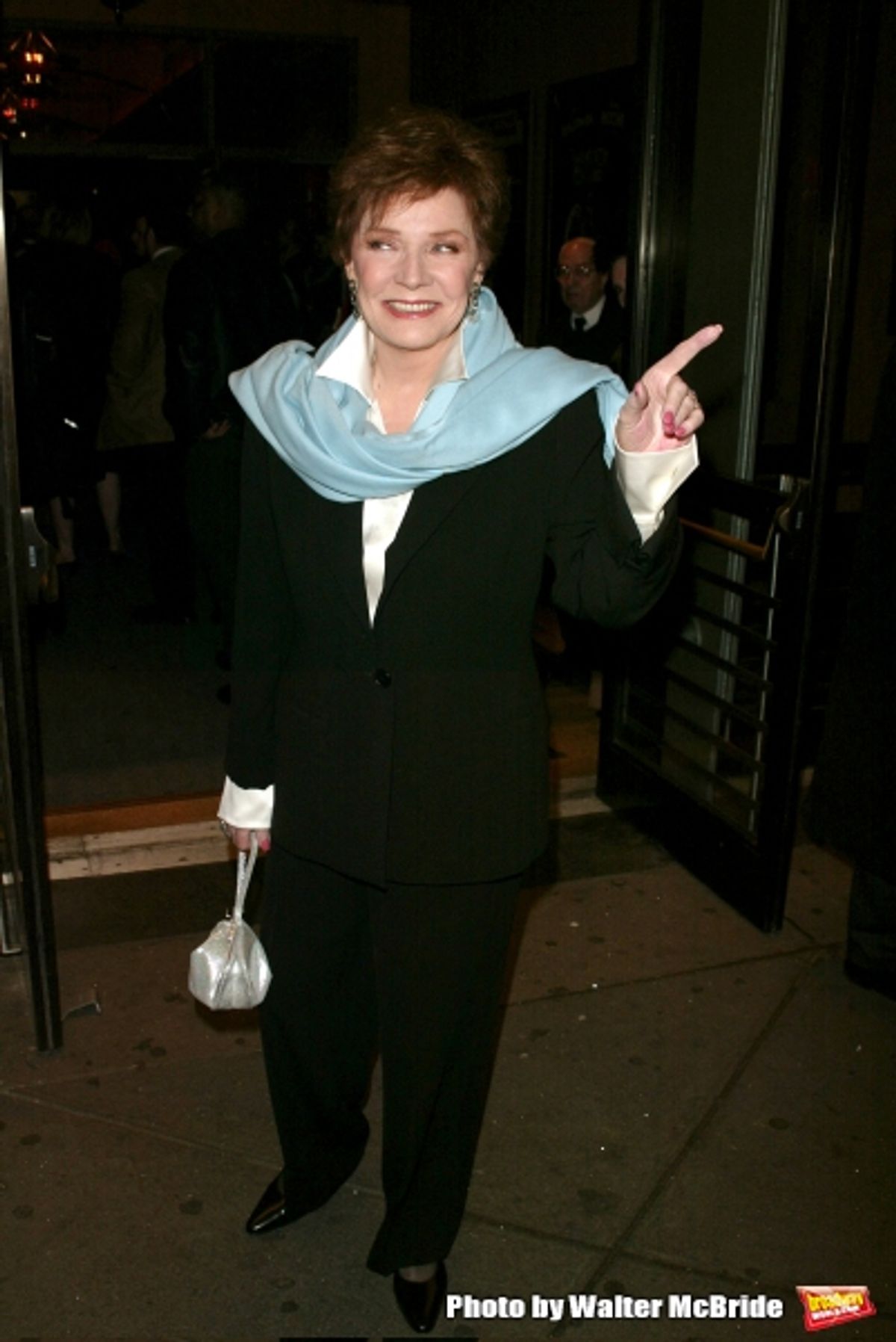 Polly Bergen attending the Opening Night Performance of TWENTIETH CENTURY at the American Airlines Theatre in New York City. March 25, 2004  at 