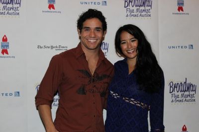 Adam Jacobs and Courtney Reed Photo