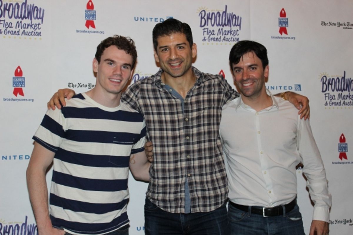 Jay Armstrong Johnson, Tony Yasbeck and Clyde Alves at 