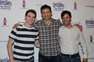 Jay Armstrong Johnson, Tony Yasbeck and Clyde Alves Photo