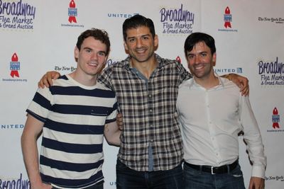 Jay Armstrong Johnson, Tony Yasbeck and Clyde Alves Photo