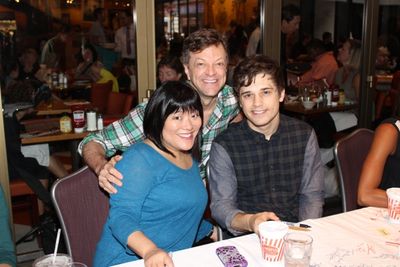 Ann Harada, Jim Caruso and Andy Mientus Photo