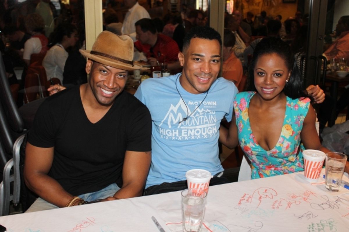 Bryan Terrell Clark, Charl Brown and Krystal Joy Brown at 