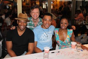 Bryan Terrell Clark, Jim Caruso, Charl Brown and Krystal Joy Brown @ BroadwayWorld Bryan Terrell Clark, Jim Caruso, Charl Brown and Krystal Joy Brown Photo