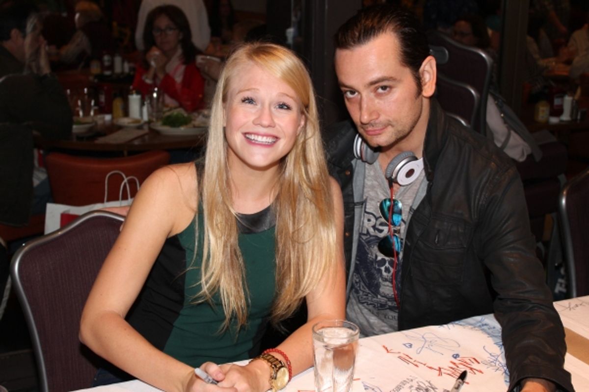 Carrie St. Louis and Constantine Maroulis at 