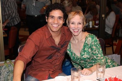 Adam Jacobs and Charlotte d'Amboise Photo