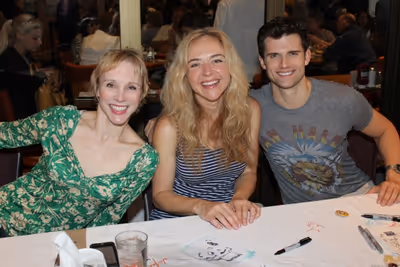 Charlotte d'Amboise, Rachel Bay Jones and Kyle Dean Massey Photo