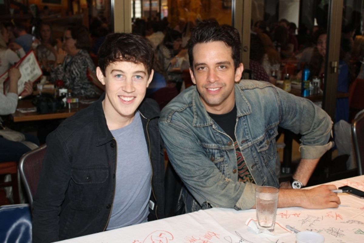 Alex Sharp and Nick Cordero at 