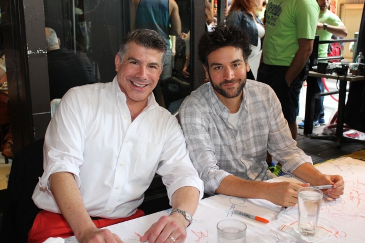 Bryan Batt and Josh Radnor at 