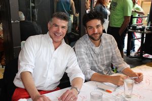 Bryan Batt and Josh Radnor @ BroadwayWorld Bryan Batt and Josh Radnor Photo