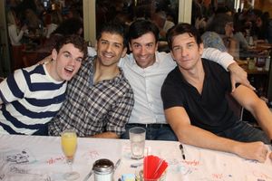 Jay Armstrong Johnson, Tony Yazbeck and Clyde Alves @ BroadwayWorld Jay Armstrong Johnson, Tony Yazbeck and Clyde Alves Photo