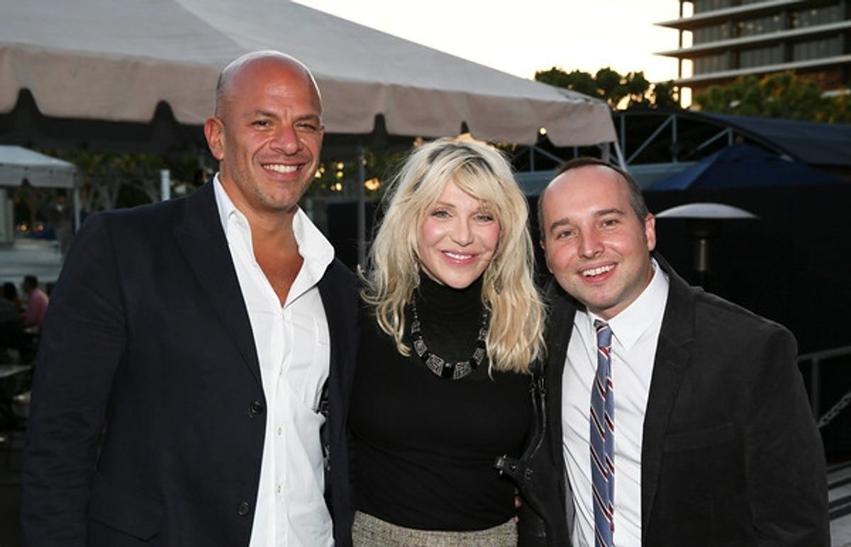 Mark Subias, Courtney Love, Jordan Harrison at 