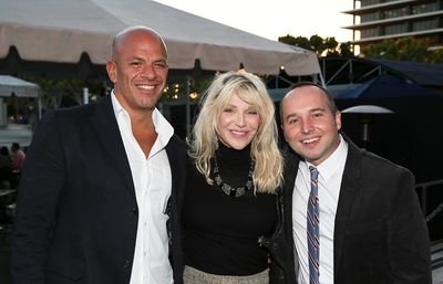 Mark Subias, Courtney Love, Jordan Harrison Photo