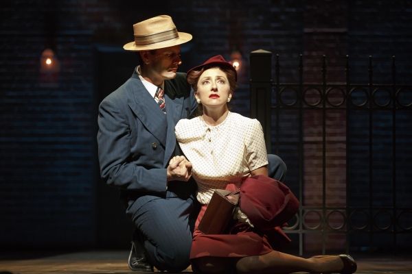 Wayne Alan Wilcox as Jimmy Ray Dobbs and Carmen Cusack as Alice Murphy Photo
