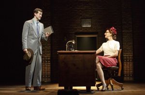 A.J. Shively as Billy Cane and Carmen Cusack as Alice Murphy Photo