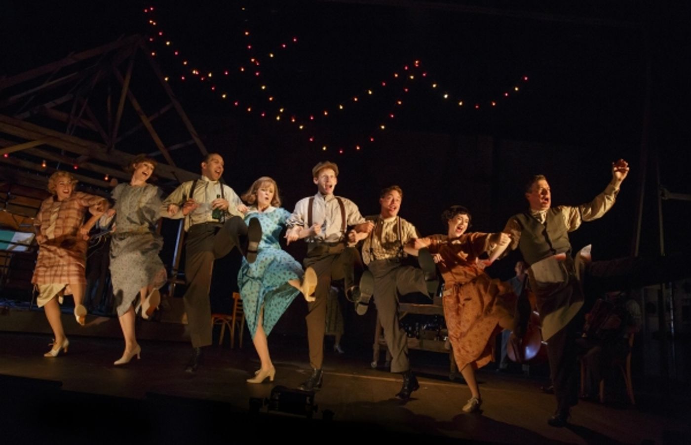 Photo Flash: First Look at Carmen Cusack, Wayne Alan Wilcox and More in Steve Martin's BRIGHT STAR at The Old Globe  Image