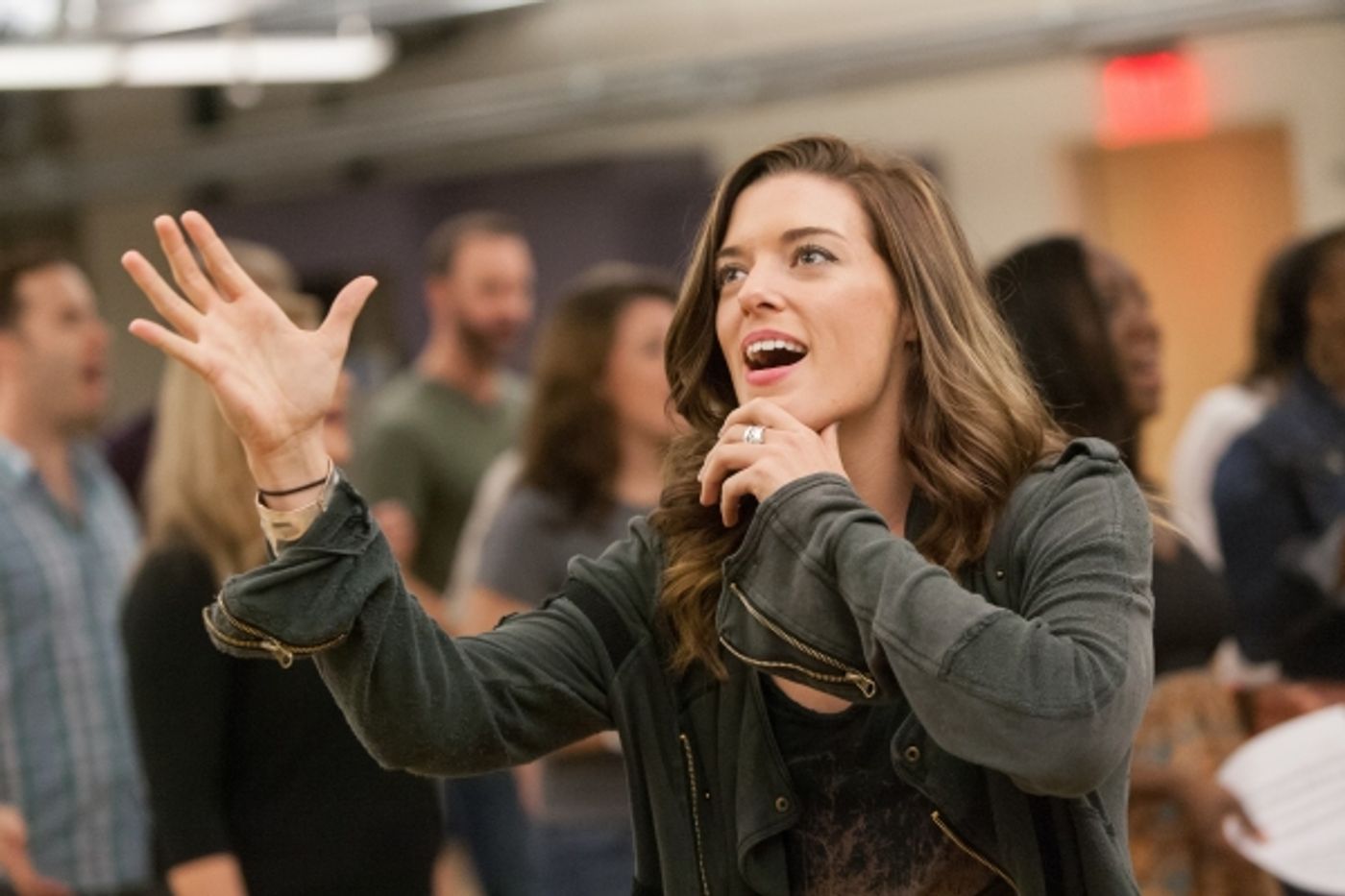 Photo Flash: In Rehearsal with Charlie Pollock, Mary Kate Morrissey and More for Signature Theatre's ELMER GANTRY Photo Flash: In Rehearsal with Charlie Pollock, Mary Kate Morrissey and More for Signature Theatre's ELMER GANTRY Image