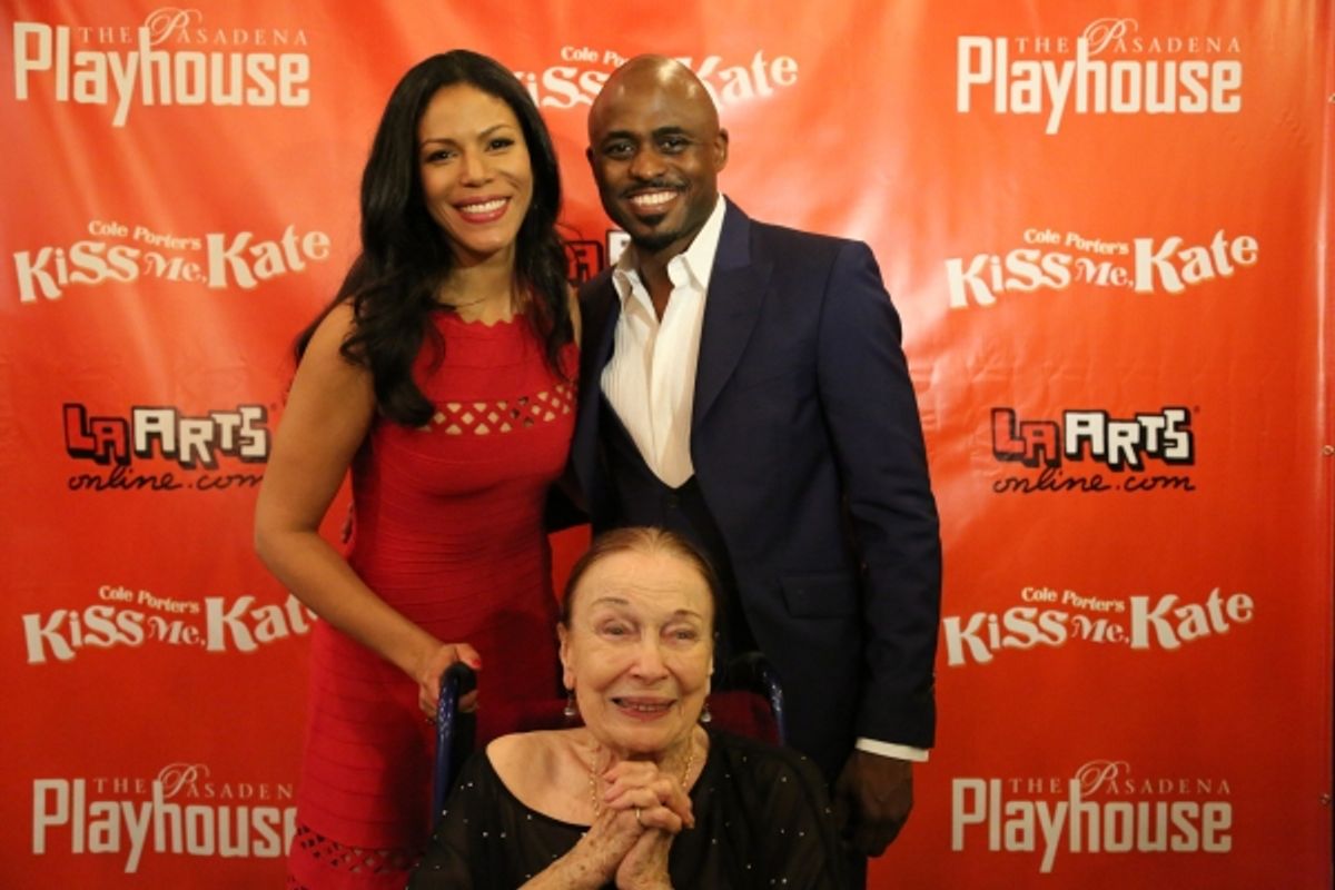 Merle Dandridge,  Wayne Brady, and Patricia Morison at 