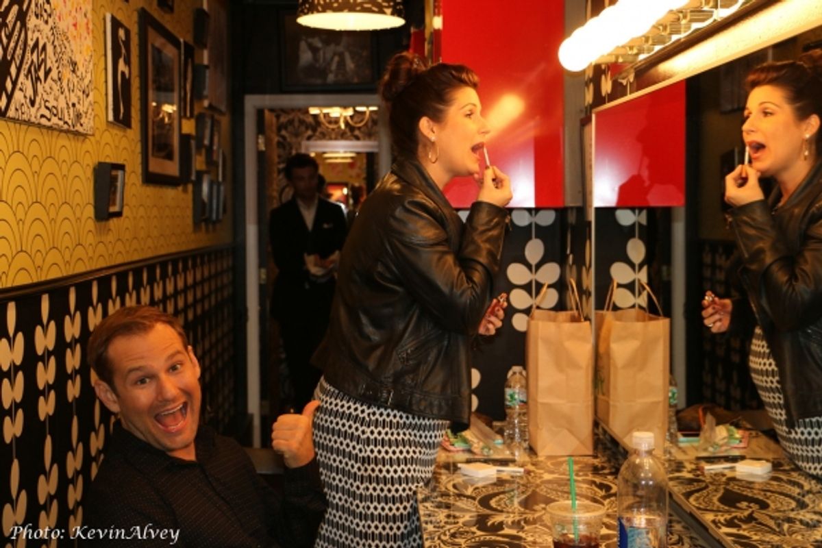 Chad Kimball, Stephanie J. Block at 