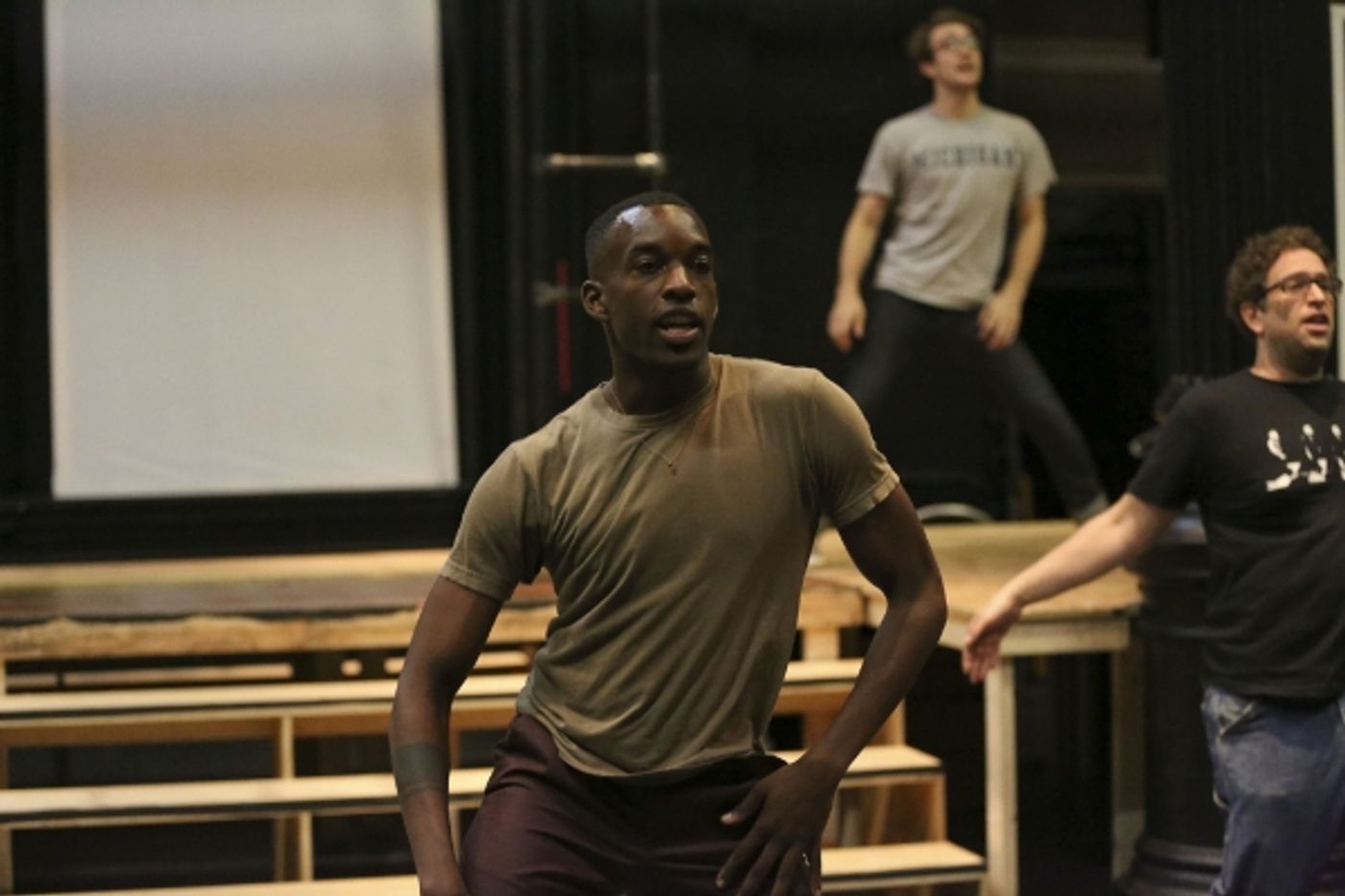 Photo Flash: In Rehearsal with Adam Chanler-Berat, Andre De Shields & More for THE FORTRESS OF SOLITUDE at The Public  Image