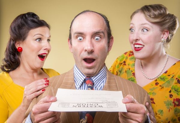 Dyan McBride, Brian Herndon, and Heather Orth get some good news Photo