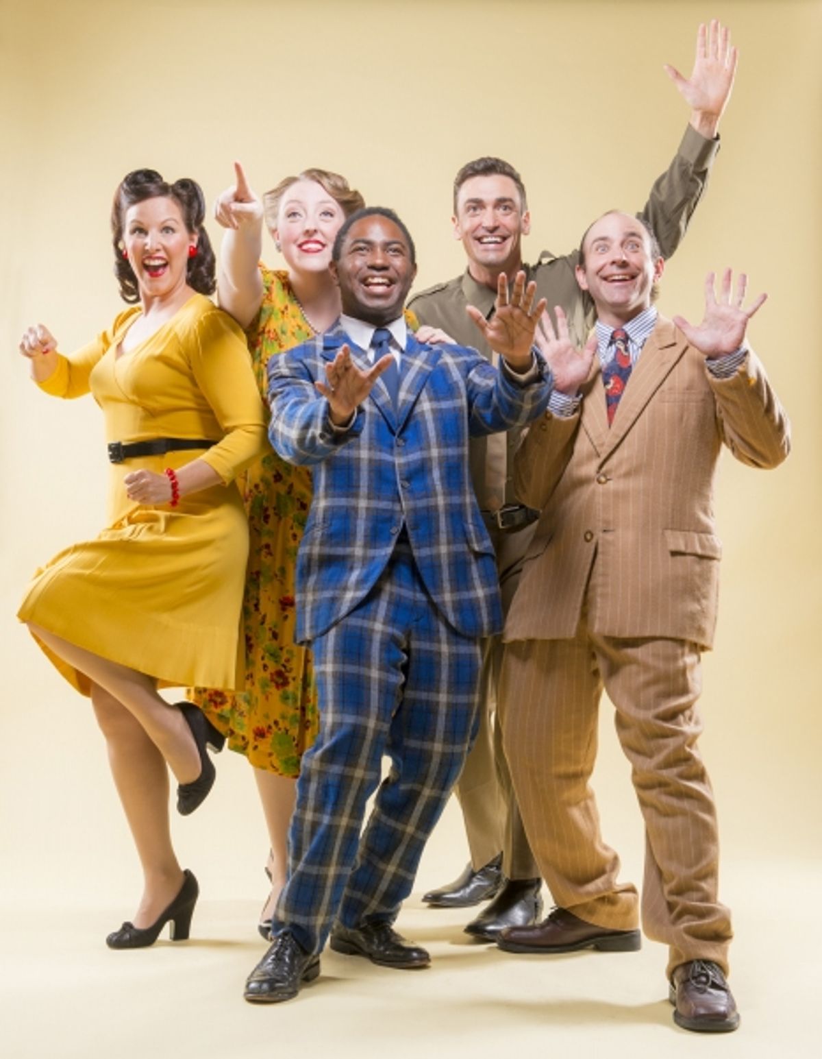 Dyan McBride, Heather Orth, AeJay Mitchell, Tyler McKenna, and Brian Herndon sing ''There''s a Happy Land in the Sky'' at 