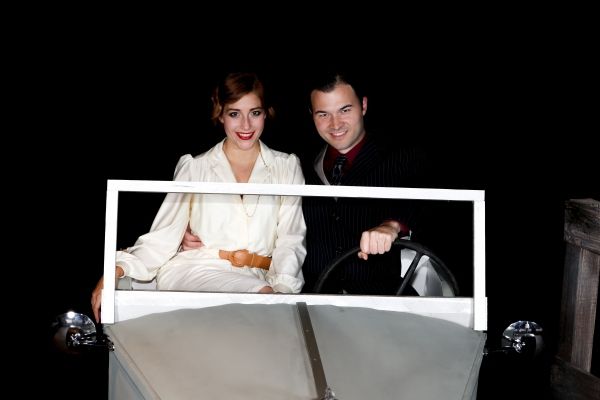 Larissa White as Bonnie and Matt Pentecost as Clyde Photo