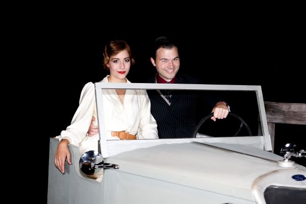 Larissa White as Bonnie and Matt Pentecost as Clyde Photo